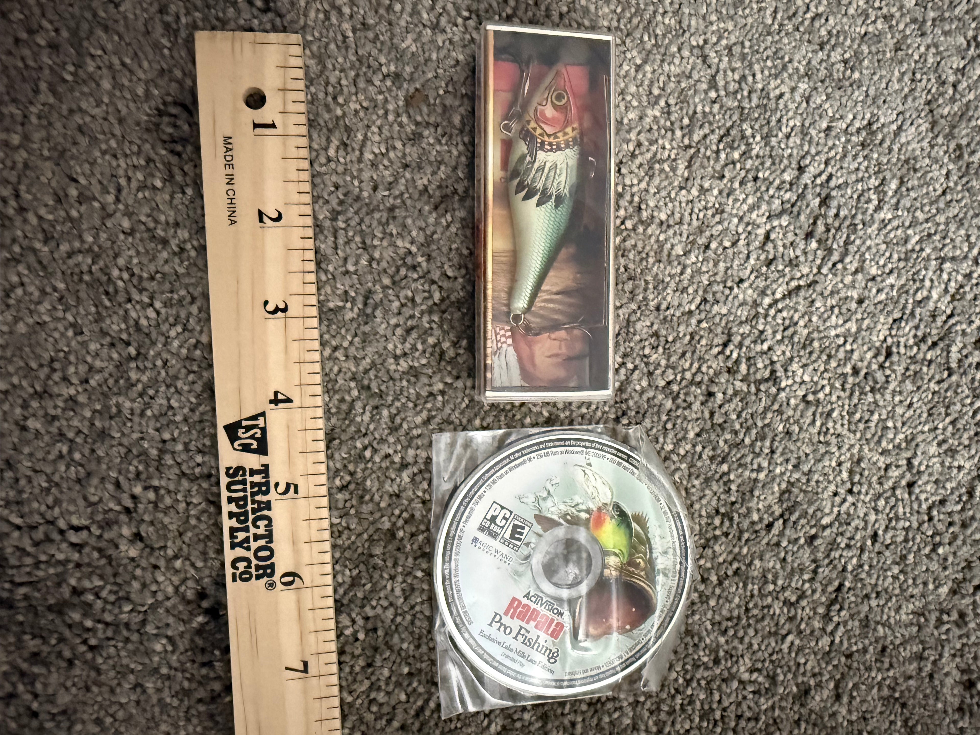 Rapala Red Man Collectors Edition Fishing Lure with Game