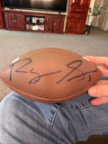 Roquan Smith autographed Rawlings mini football