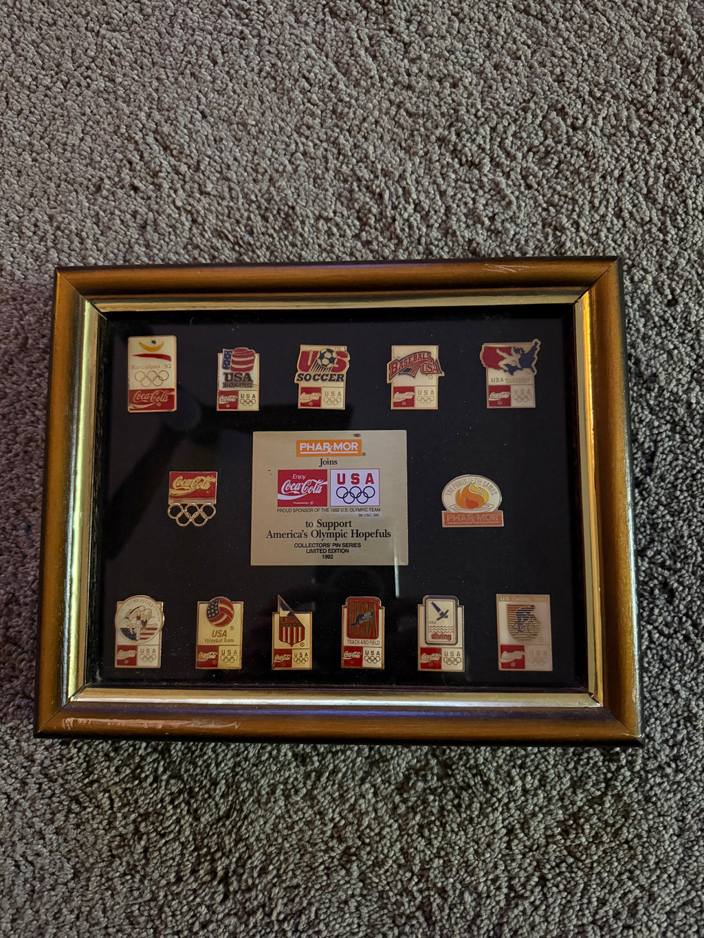 1992 Olympic Coca-Cola Pins