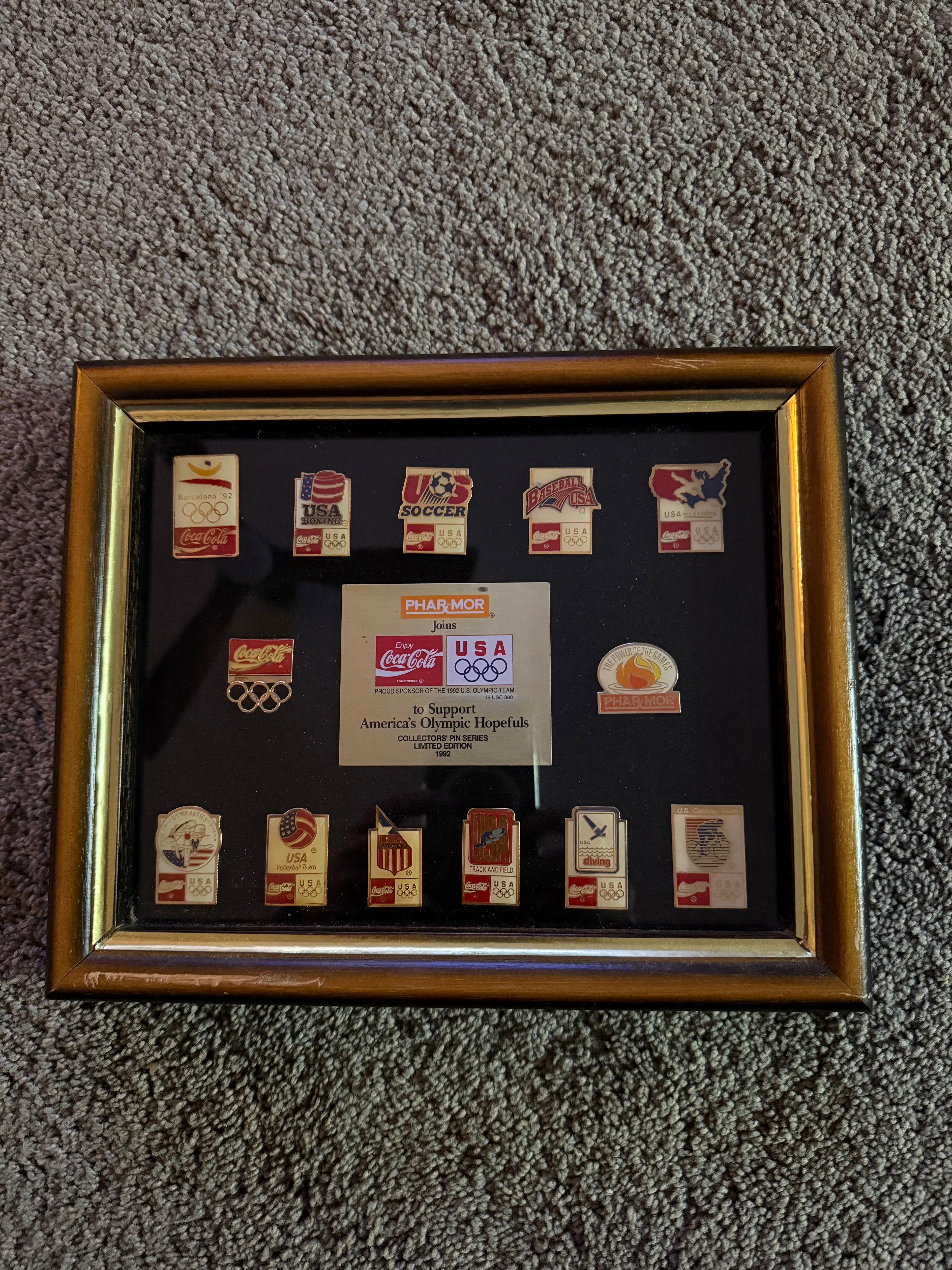 1992 Olympic Coca-Cola Pins
