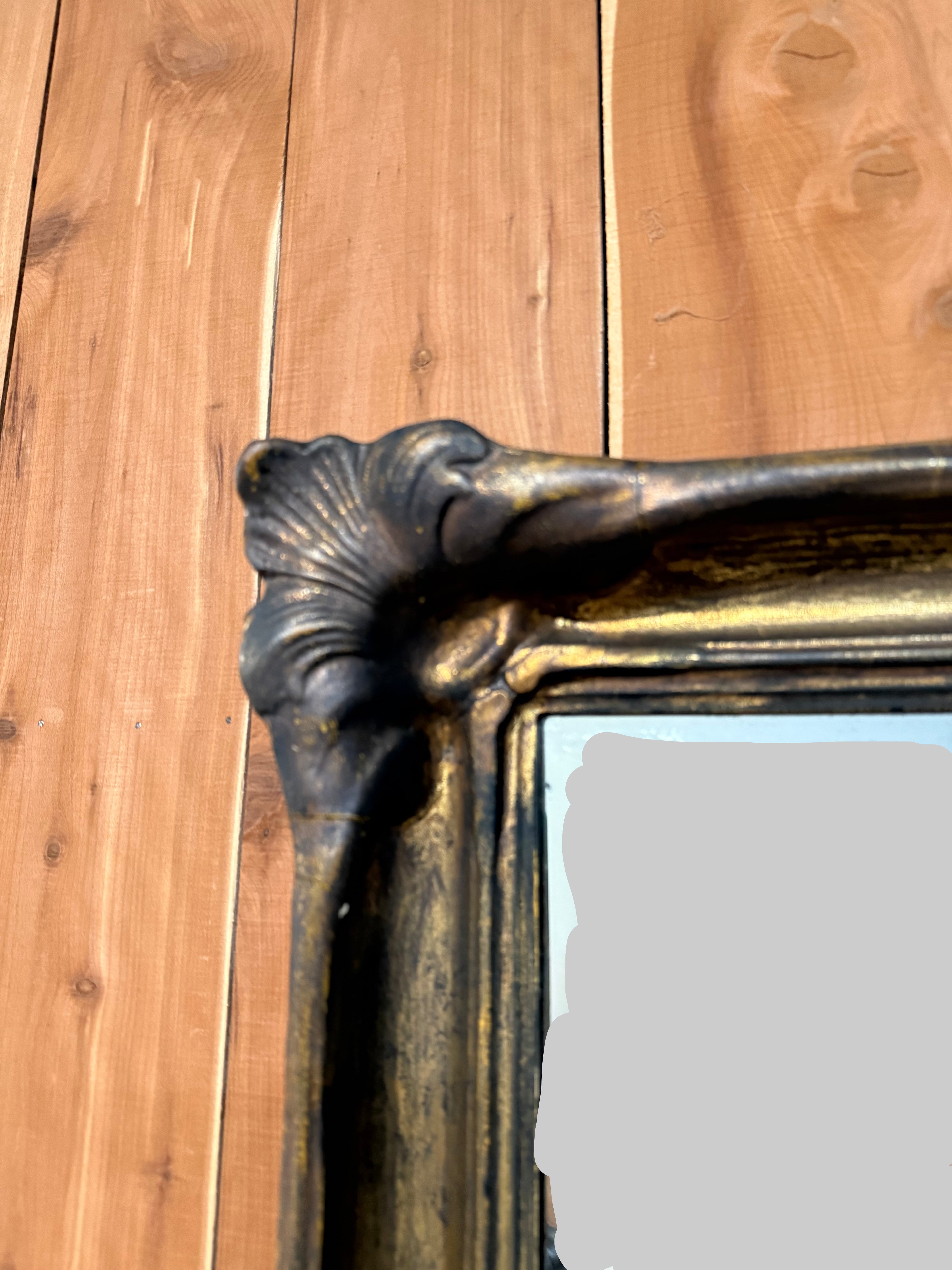 Gold Leaf Vintage Mirror