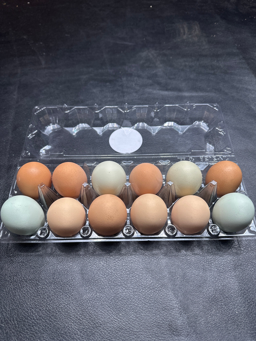 One dozen fresh pasture-raised eggs