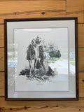A Friend to Lean On print by Robert Shoofly Shirley, signed and embossed 161 of 400