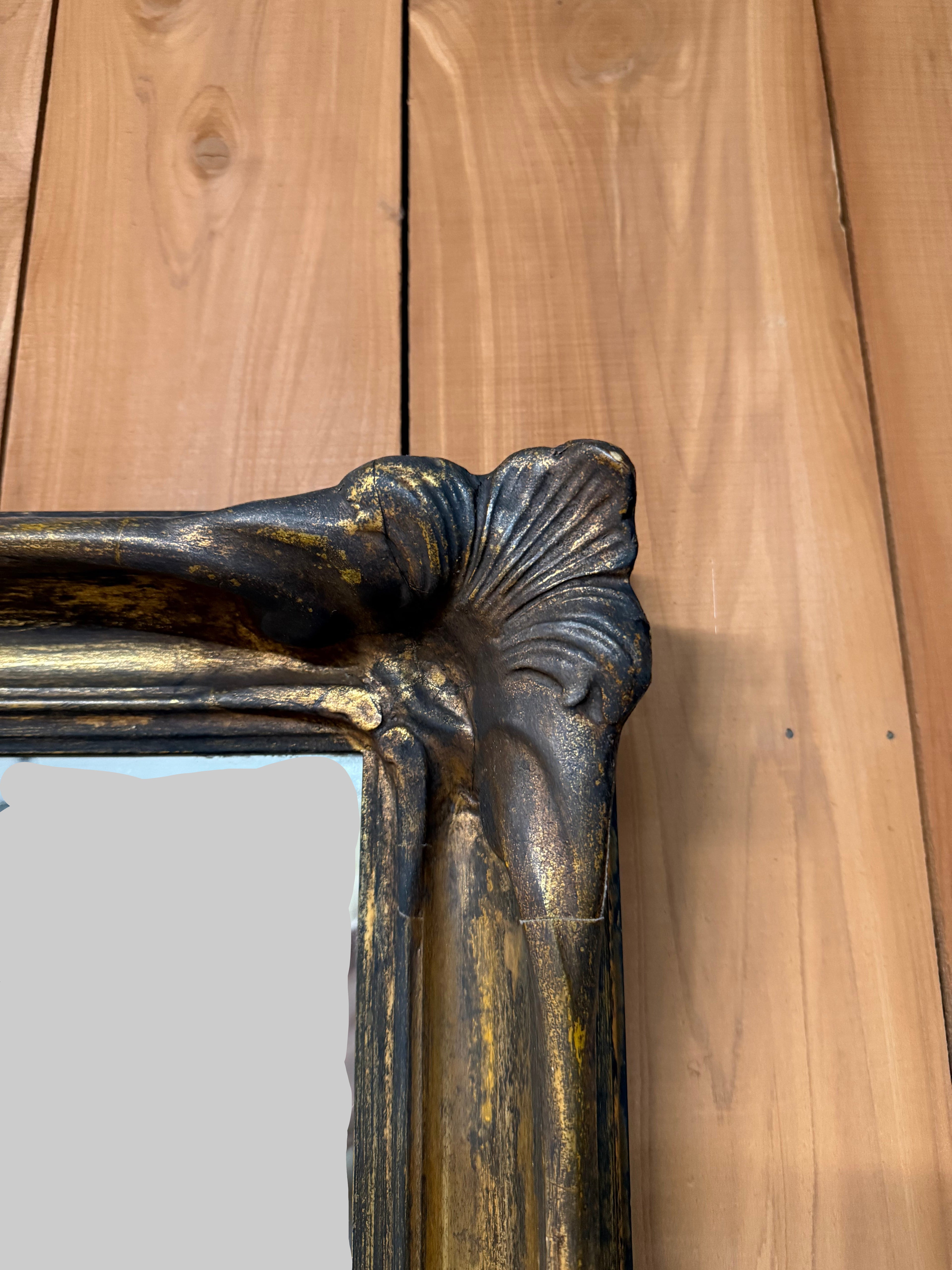 Gold Leaf Vintage Mirror