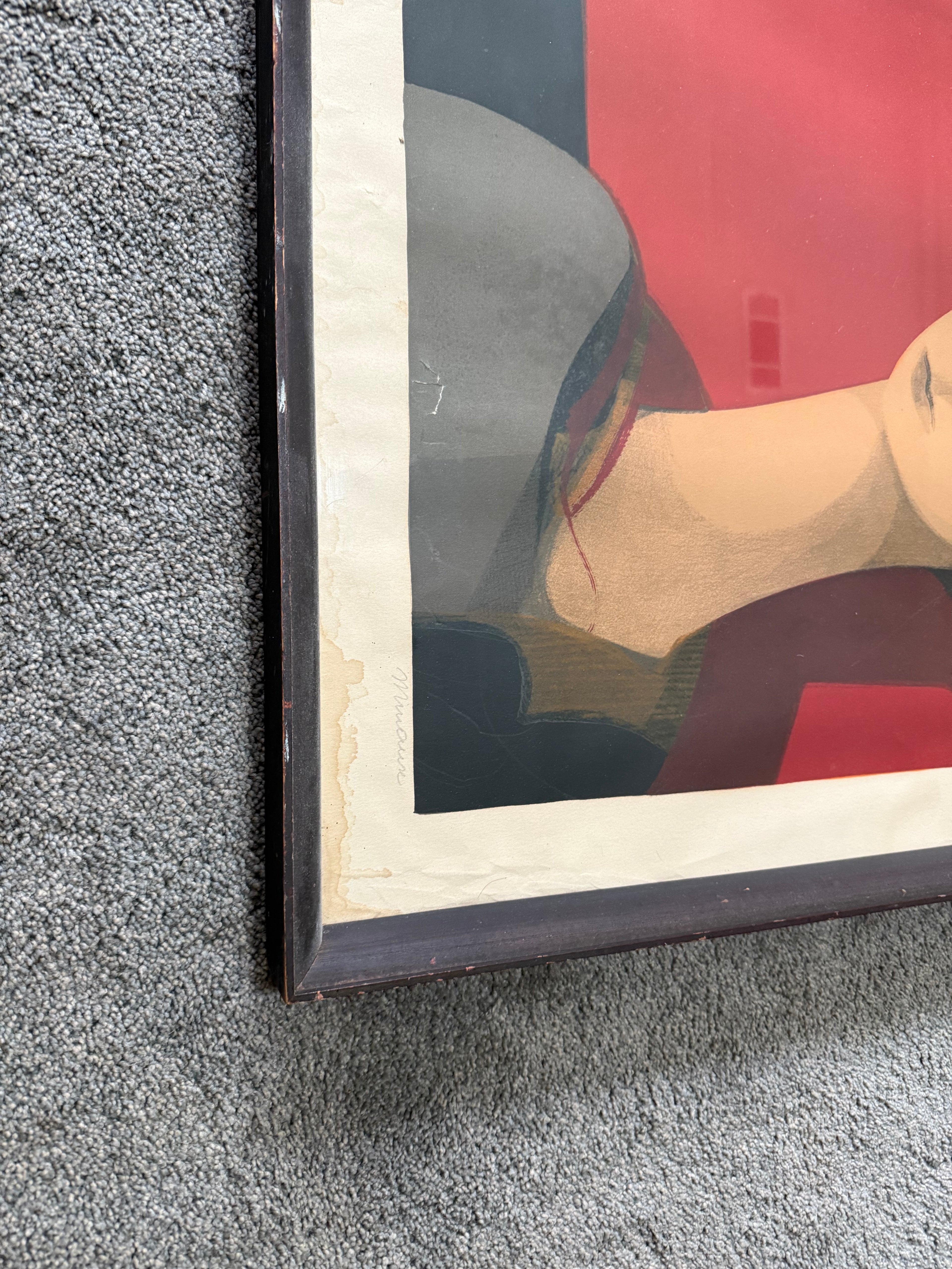 ANDRE MINAUX original Lithograph pencile signed numbered 2/150