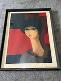 Andre Minaux original lithograph, pencil signed and numbered 2 of 150, framed