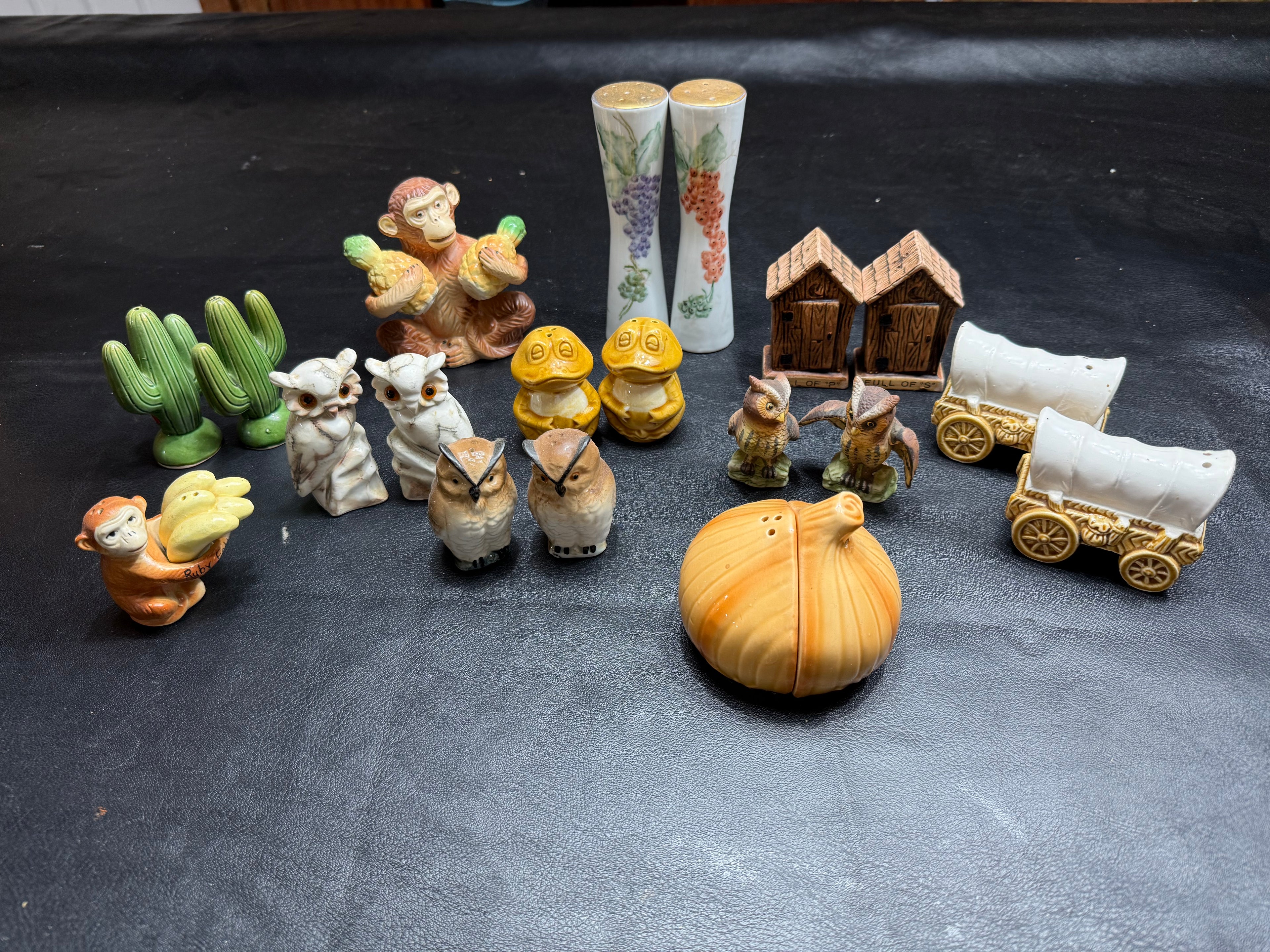 Starter collection of beautiful and unique vintage salt and pepper shakers