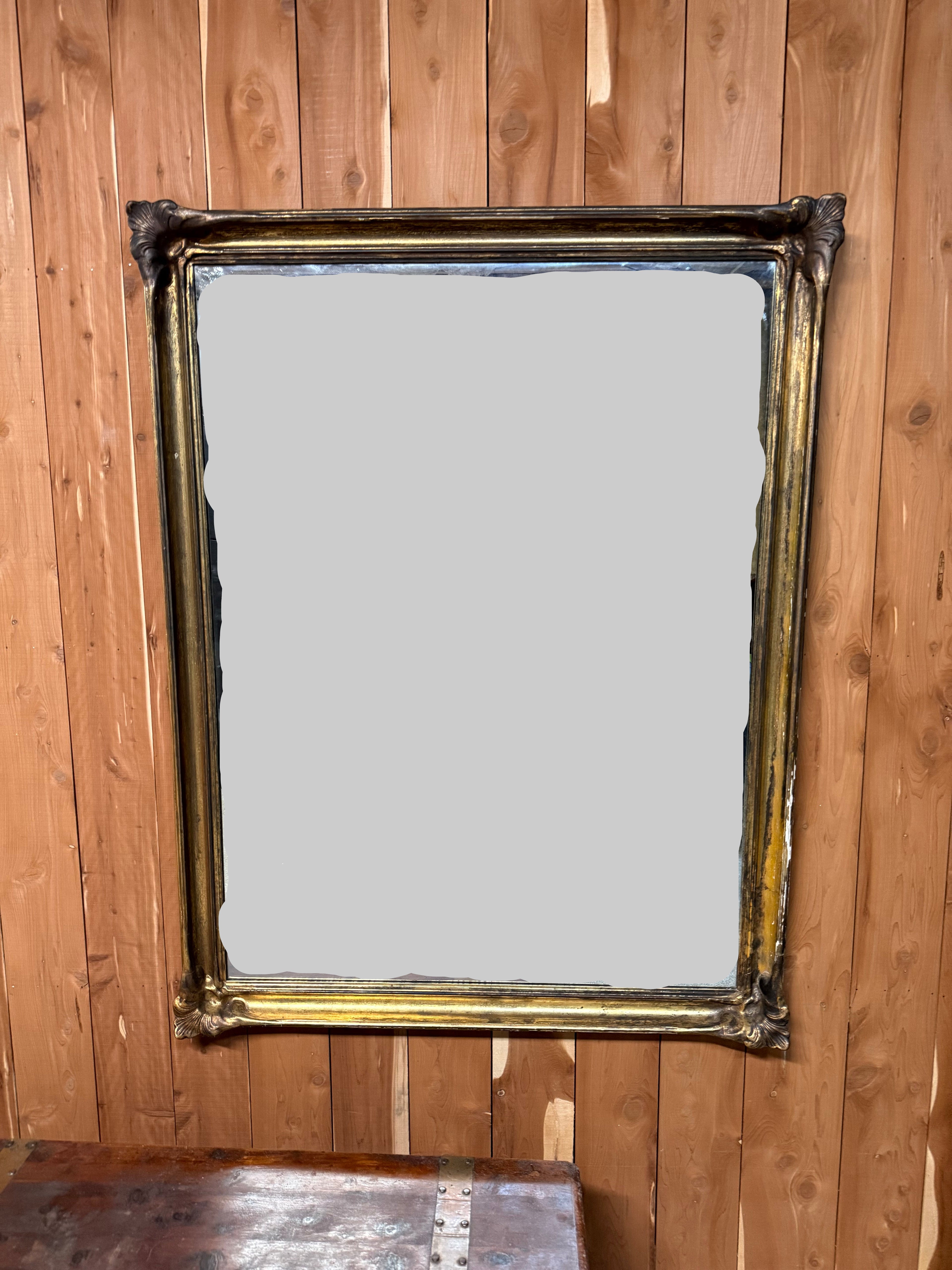 Gold Leaf Vintage Mirror
