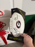 Carson Beck autographed Georgia Bulldogs white panel Nike Vapor football